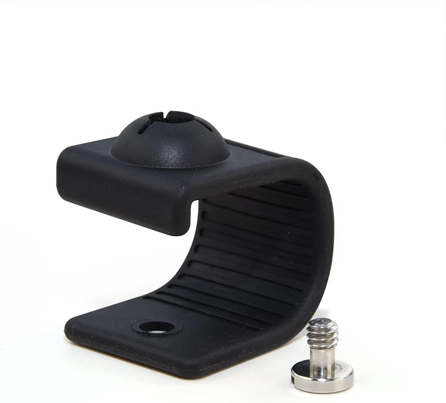 MOKOSE 360 1/4" Webcam Stand, Stands Bent Degrees for Mounting on a Monitor or Laptop Mount with Thread