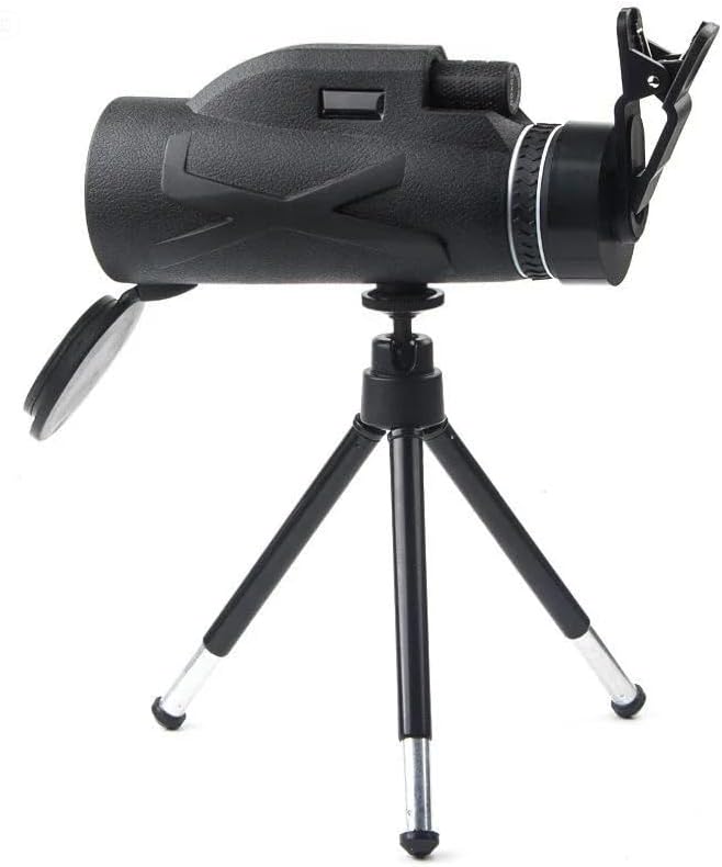 Generic 80x100 Monocular Telescope for Adults High Powered, Monocular for Adults, Compact Low Light Vision