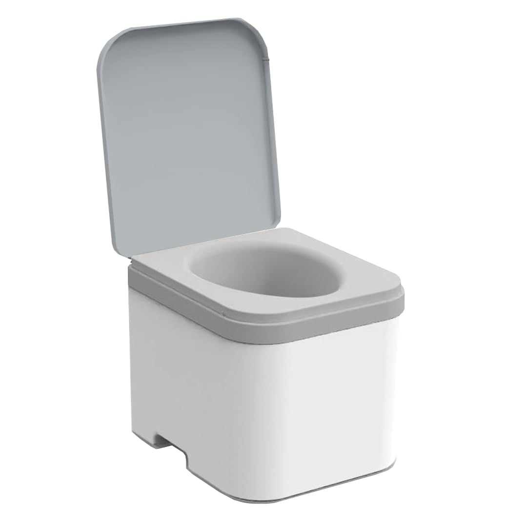 NOMAD by OGO Portable Compost Toilet – Camping Toilet for Truck Campers, Hunting Blinds, Car Camping, Primitive Camping & Boating, No-Electric, Waterless, Odor-Free Fits 8 Gallon Bags