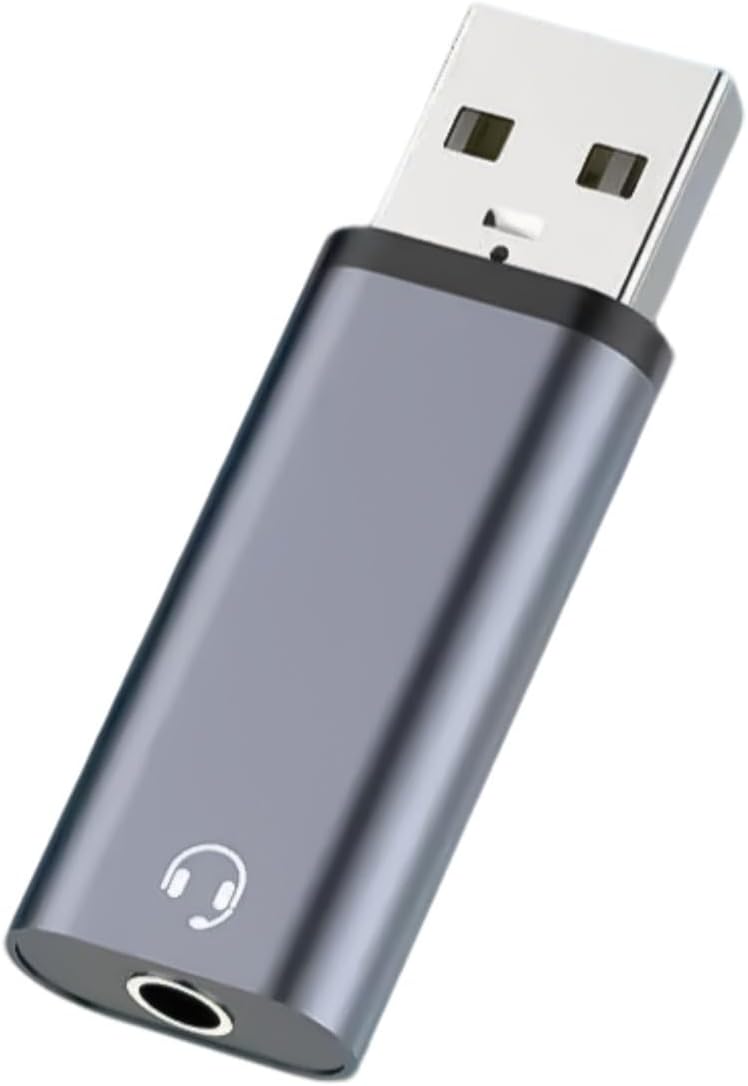 DRAGONRUN 3.5mm 3.5mm USB to Adapter USB to Cable for Headphones Window Laptop Desktops Docking Station
