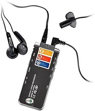 All U Want 8GB 650Hr MP3 Steel Digital Voice Recorder Dictaphone Player Telephone Recording -Gray