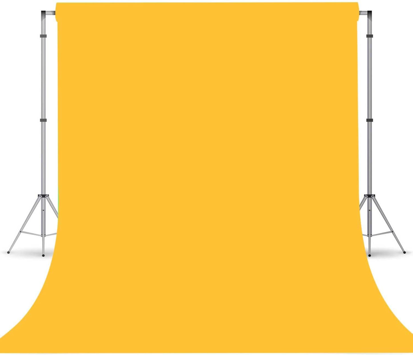 TERSUM 5x7ft Yellow Photo Backdrop, Photo Booth Portrait Photography Backdrops, Studio Yellow Backdrop for Photoshoot