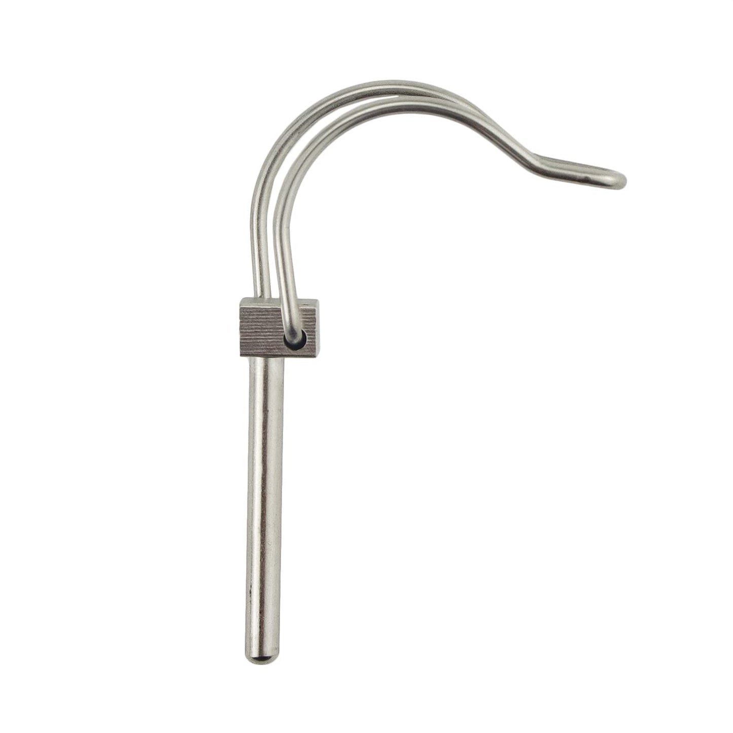 Stainless Steel 316 Quick Lock Release Trailer Towing Coupler Safety Pin Dia 4.5MM(3/16in) Cotter pins Bicycle Stroller Cargo Boat Stage Leg Hitch Hook Clip (4)