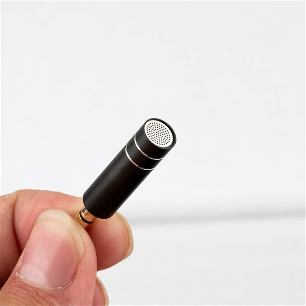 Bwexxt 4 3.5mm 4 3 Black Pole Mini Portable Microphone Jack Aux Pole/ Pole Karaoke Mic for Recorder Mobile Phone Smart