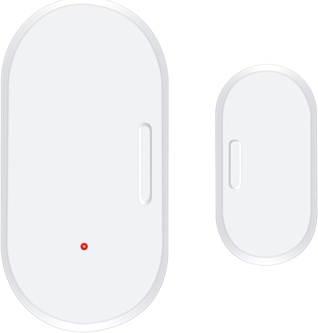 Haozee Door and Window Sensor, Requires Zigbee Hub, Zigbee Connection, Wireless Detector for Alarm Systems and Smart