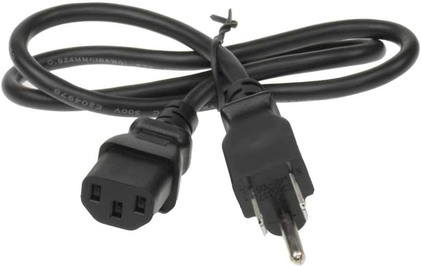 SF Cable 2.46ft 5-15P 320 C13-18 125V, 10A Standard Computer Power Cord NEMA to IEC AWG Replacement AC Power Cable