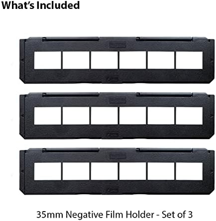 Magnasonic 35mm 6 Set 3 (NT01) Long Tray Negative Film Holder for Compatible Film Scanners, Holds Negative Frames
