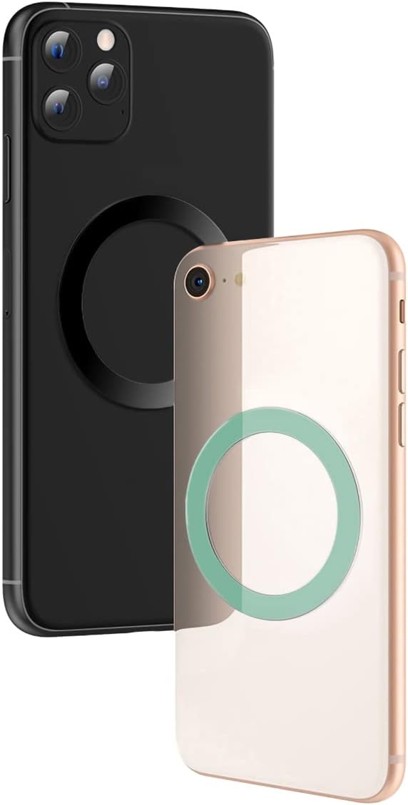 CKANDAY 6 16/15/14/ Colors Universal Metal Rings Compatible with Magsafe Magnetic Wireless Charger, Adapter Ring