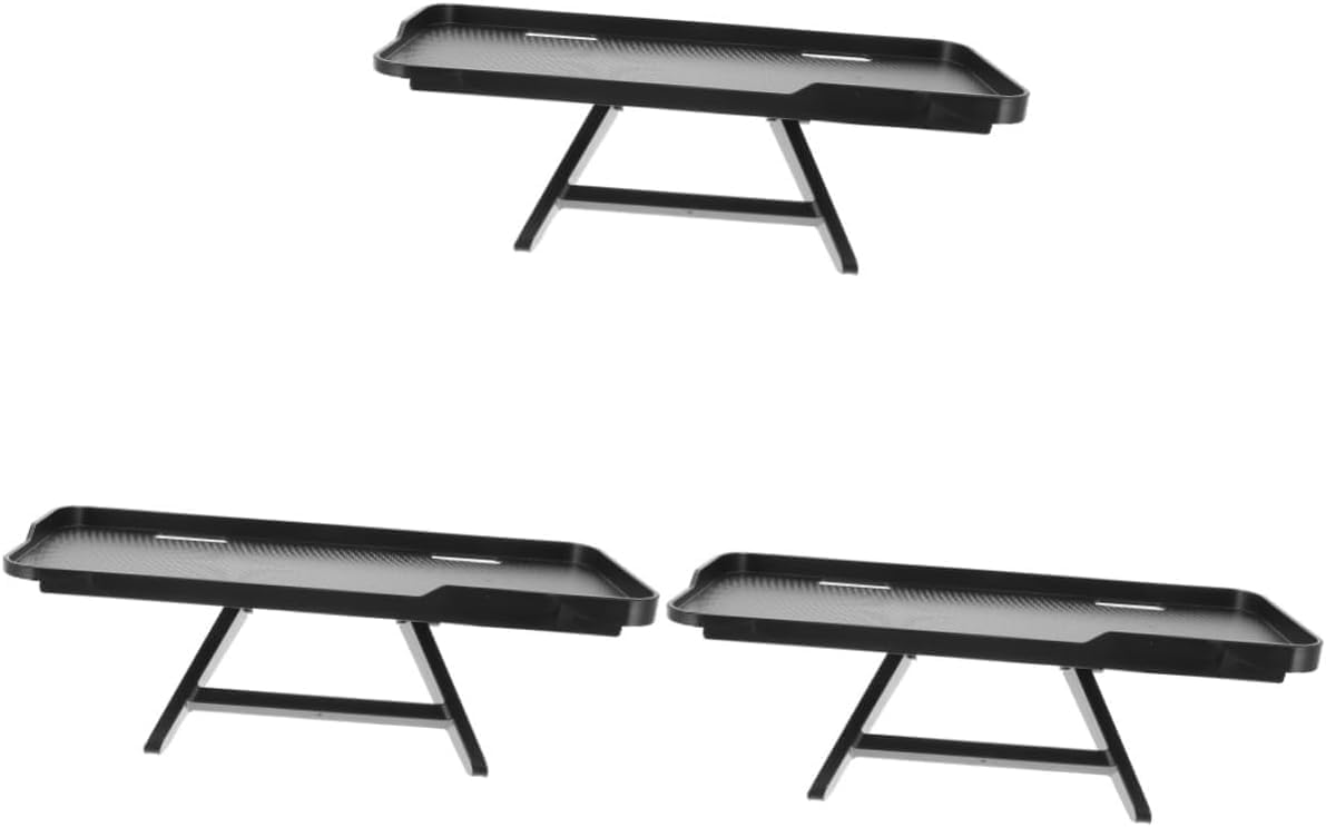 Bodur 3 PCS Top TV Monitor Shelf - Multifunctional Headboard Cable Box Holder , Ideal for Behind Computer, DVD Player