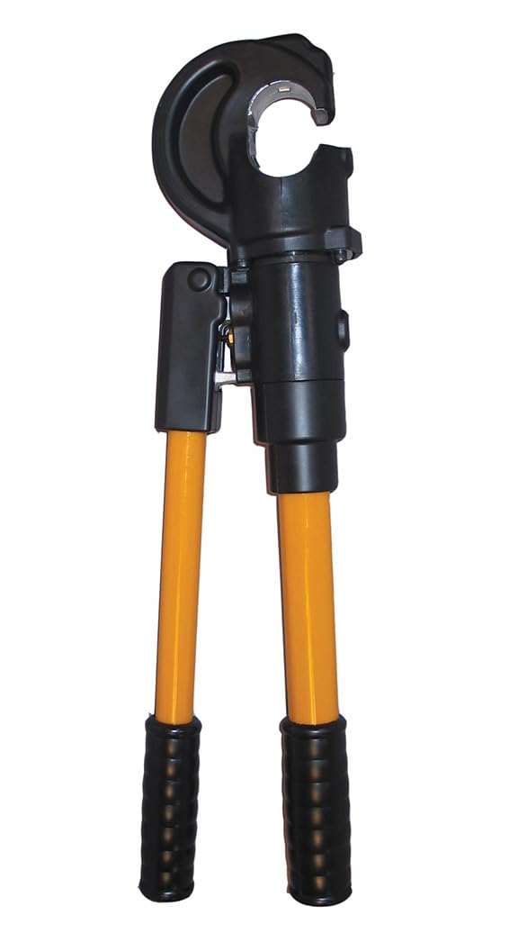 Huskie Tools 12-Ton Rapid Advance Crimping Tool with External Pressure Adjustment and 1-inch Jaw Opening (EP-410)