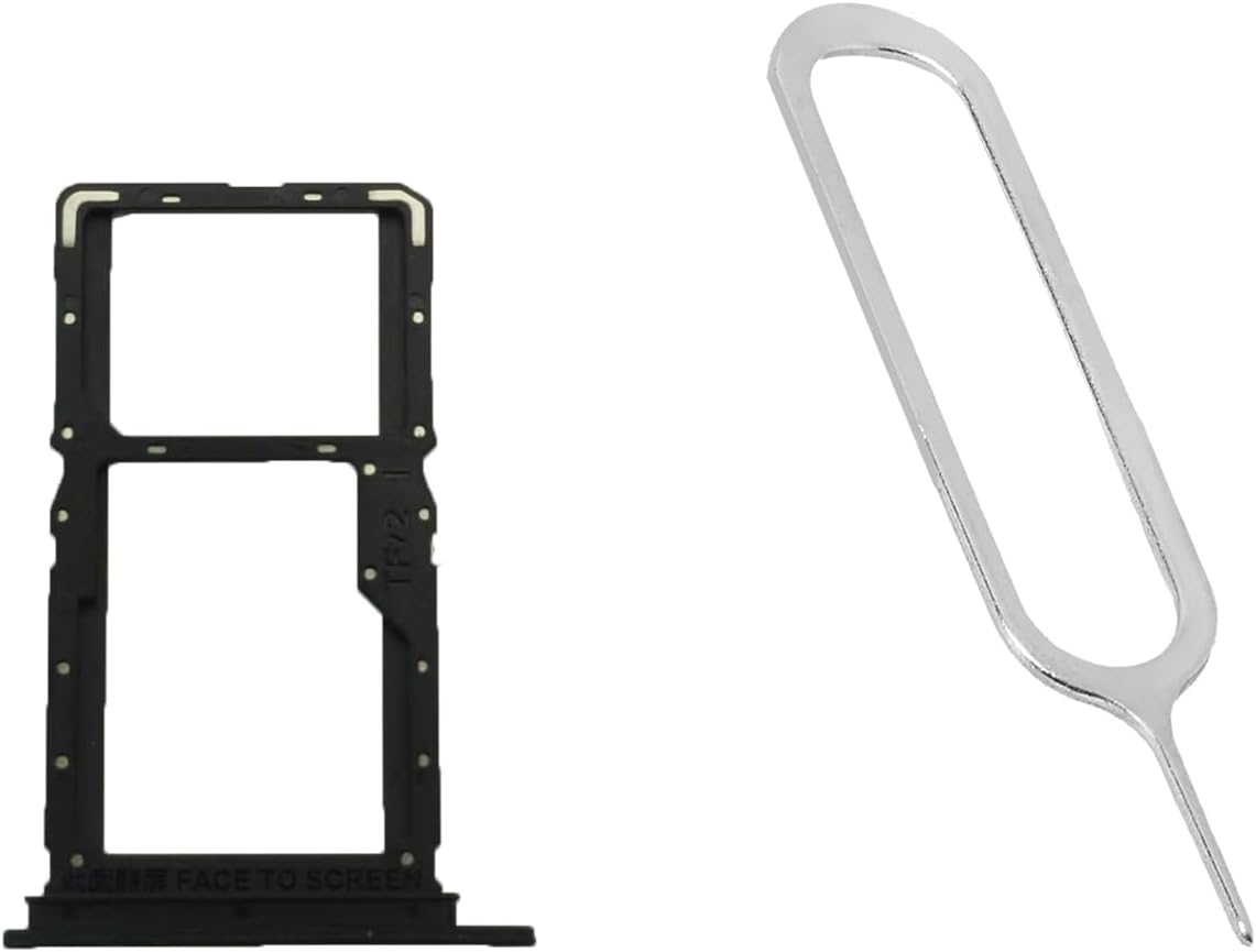 AceSoft 13 Premium Real Upgraded Durable Dual SIM Card Tray Holder + SIM Card Ejection Pin Compatible with Xiaomi Redmi