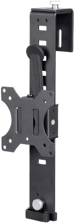 Monoprice 10 17.6lbs, Cubicle Flat Panel Monitor Mount - Easy Height Adjustments, Up to Black - Workstream Collection