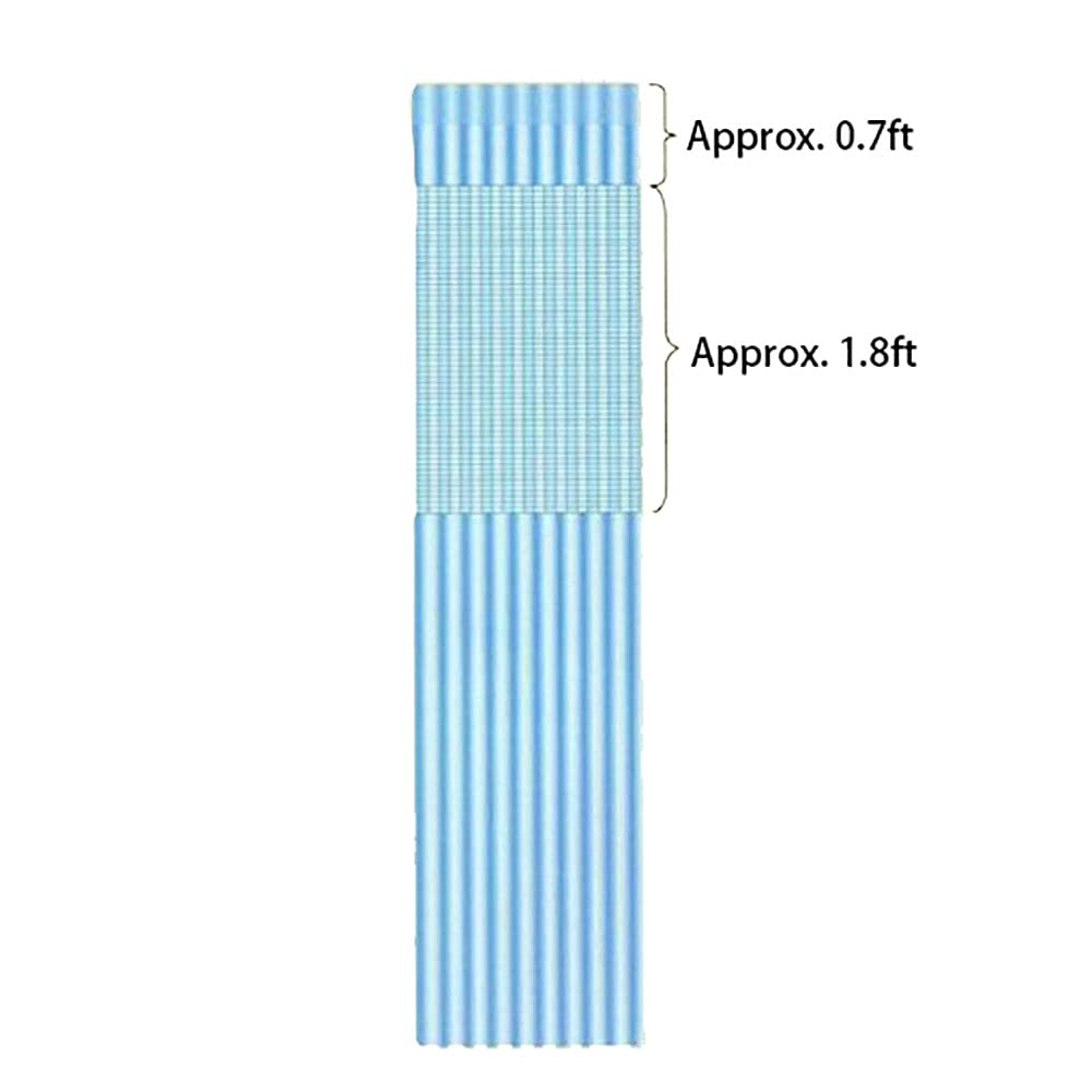 TTZ, Hospital Curtain with Flat Hooks for Hospital Medical Clinic SPA Lab Cubicle Curtain Divider Privacy Screen (Color : Dark Blue), (15 ft x 8 ft (Wide x Tall))