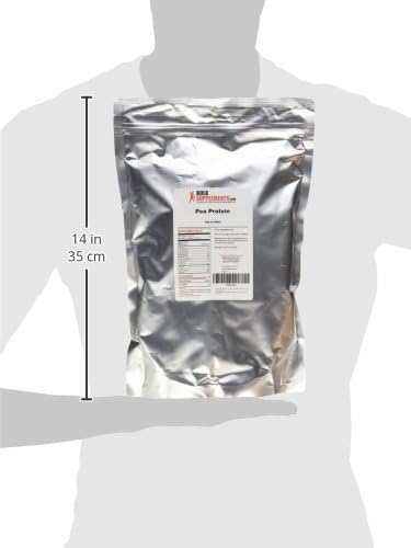 BulkSupplements.com Organic Pea Protein Powder - Plant Based & Vegan Protein Powder - Unflavored & Gluten Free, 30g per Serving, 1kg (2.2 lbs) (Pack of 1)