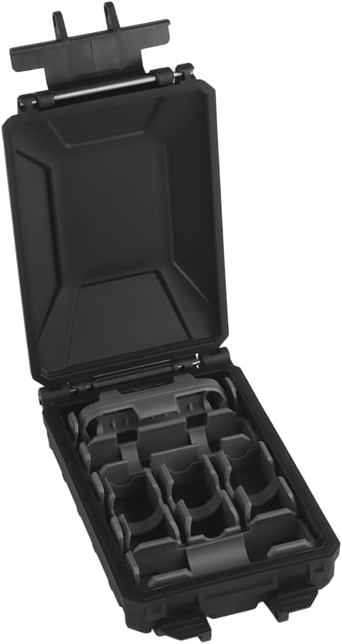 CR123, 18650, 18350,AAA,CR2032 Modular Battery Storage Case with Movable Inserts, MOLLE Rugged Organizer Holder