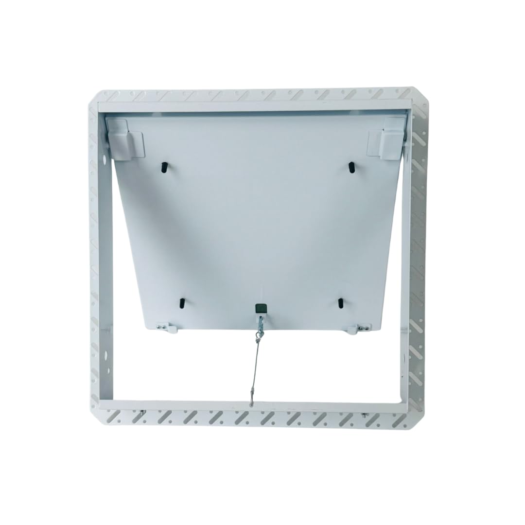 Byson Drywall Access Panel 16x16 Inches – Wall Access Door with Mud-in Flange, Heavy Duty Steel Frame, 5/8” Gypsum Inlay, Hidden Hinged Push Lock