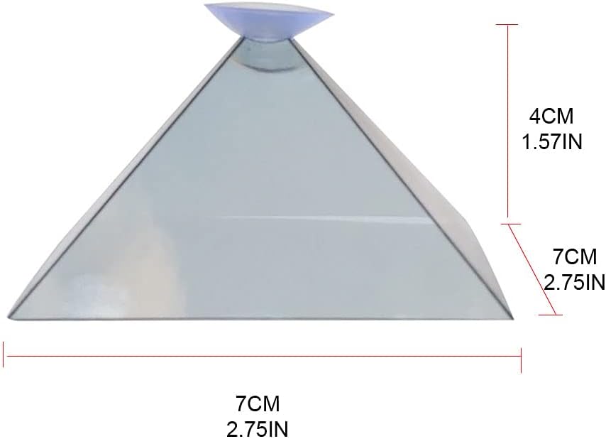 BEIDUOYANG 3D Hologram Projector for Smartphones, Holographic Display, USB Connectivity