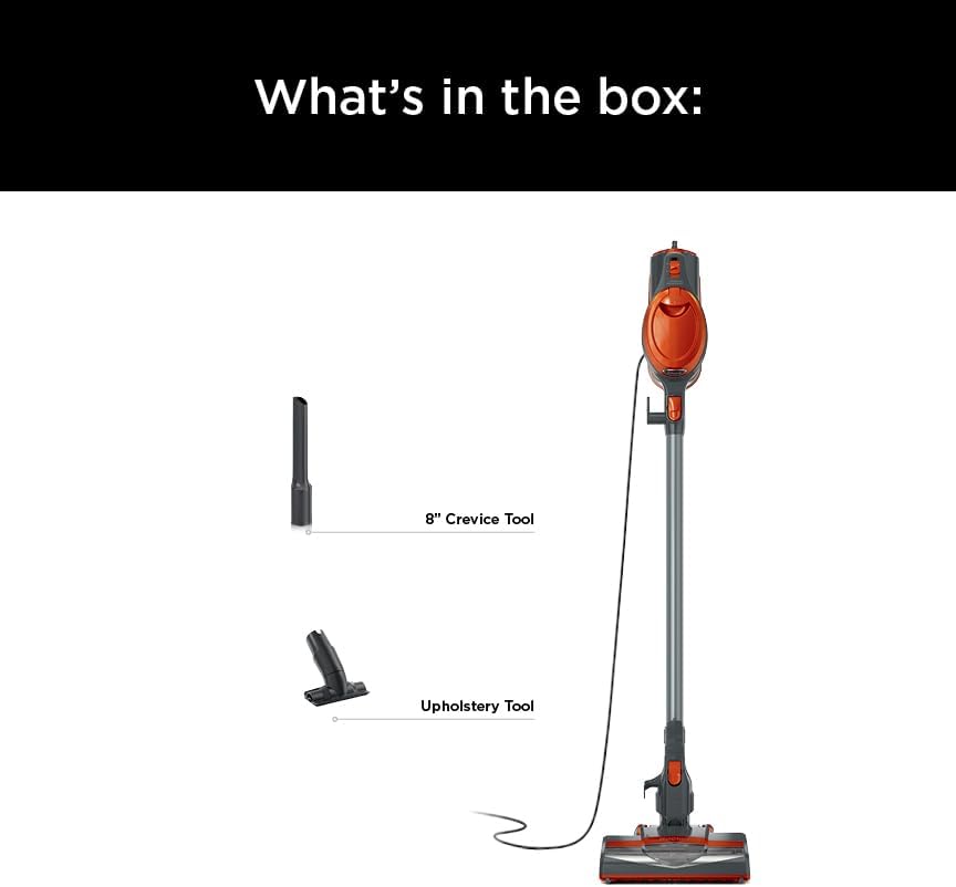Shark HV302 Rocket Pet Corded Stick Vacuum - Lightweight, Swivel Steering for Carpets & Hard Floors | Includes Hand Vacuum & Tools