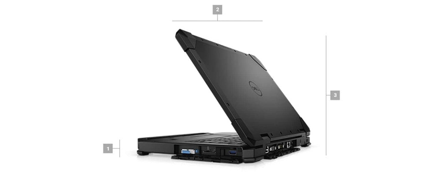 Dell Latitude Rugged 5420 Laptop Touch | 14" 1920x1080 FHD | Core i5-8350U - 256GB SSD Hard Drive - 16GB RAM | 4 cores @ 3.6 GHz Win 11 Pro Black (Renewed)