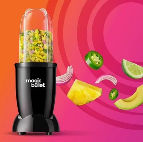Magic Bullet Personal Blender Set - 7 Pieces for Quick Smoothies and Easy Meal Prep