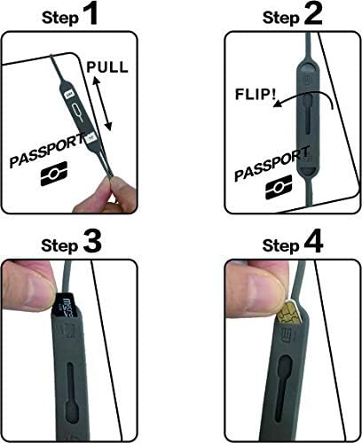 CARD DEVIL 3pcs/Set Sim/Pin Card Holder Storage Line,Micro SD Storage Slot Case Safe Pin Needle Anti Lost Travel sim