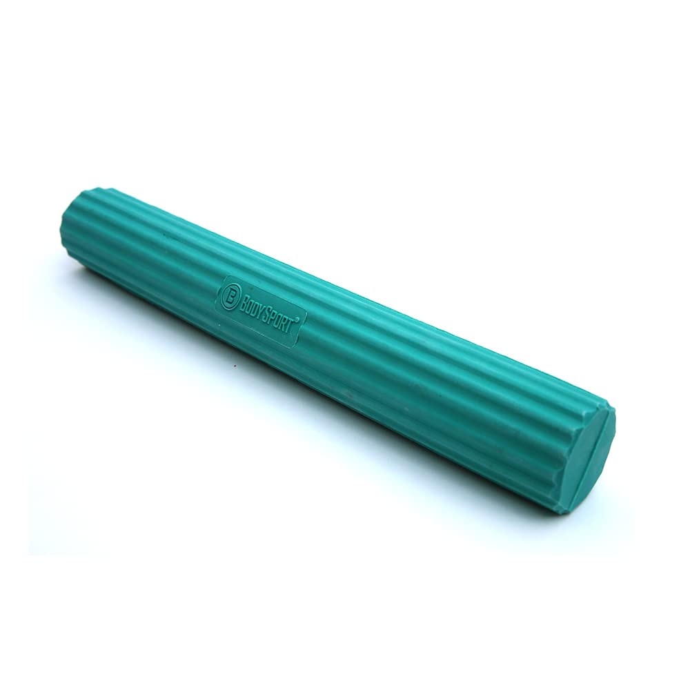 Body Sport Twist & Flex Bar, Green, Medium, 15 lb. – Flexible Rehab Equipment for Tennis Elbow, Golfer's Elbow, Arm Injuries, & Tendonitis – Resistance Training for Improved Grip & Strength