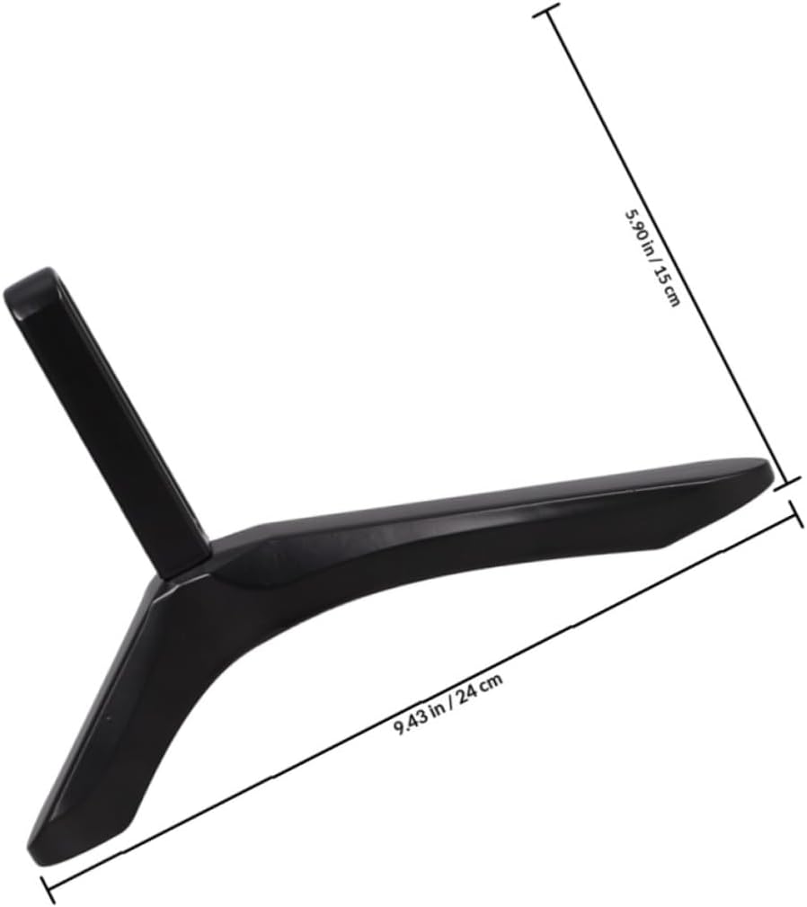 LRXIYODE Countertop No-Drill Aluminum TV Stand Legs for Desktop Televisions Universal Support Bracket Heavy Duty TV