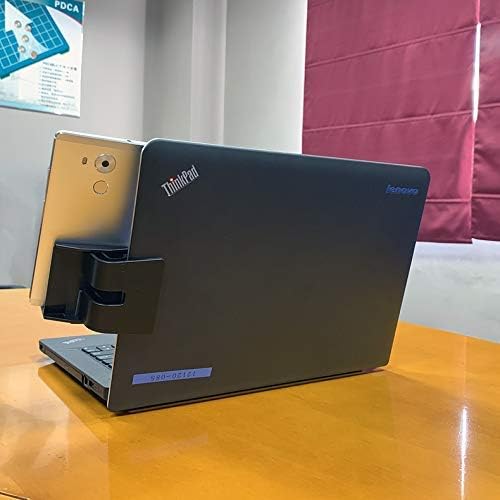 xcivi Smart Mobile Clip Holder for Desktop Monitor and Laptop Screen-Side Mount Holder for Duo Screen -Connect Your