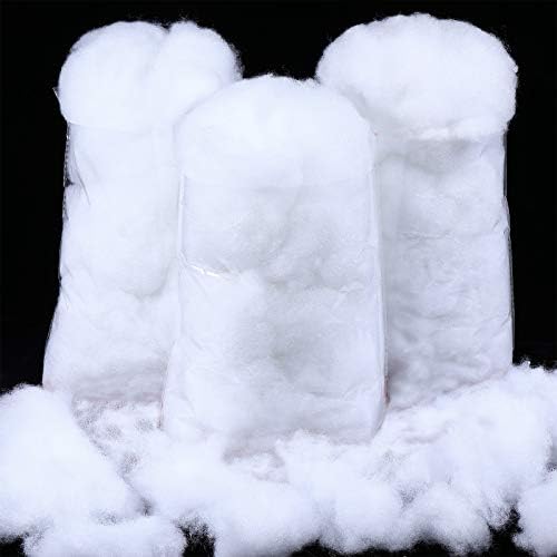 Shappy Christmas Fake Snow | 10.58 Ounce Fluffy White Cloud Fiber for Indoor Holiday Decor