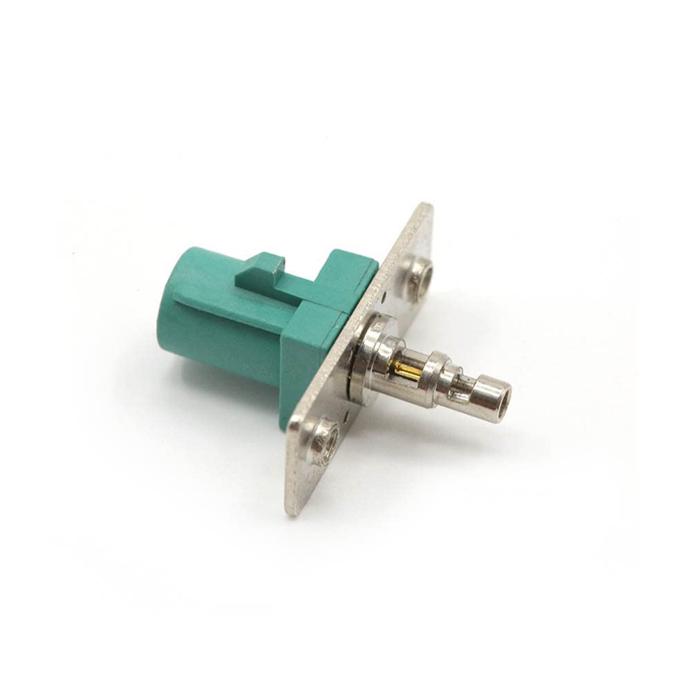 RG316 RG174 2-Hole RF Coaxial Cable Connector, Fakra Video Connector E Male Cable Connector with Baffle for Car XM