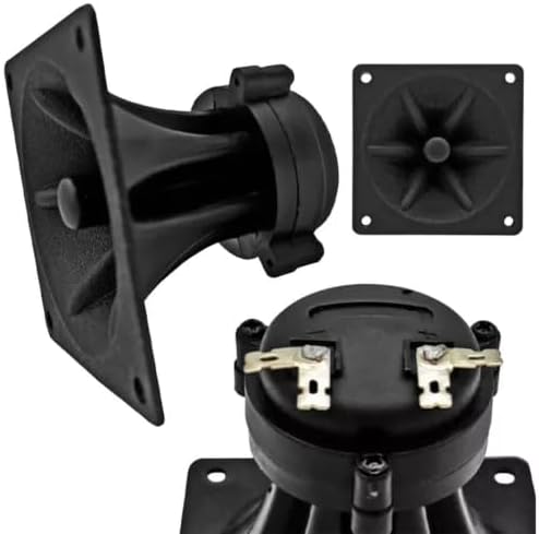 UCCKEYI 4 Pack 3.25" inch 3.25" 3.25" Flush Mount Square Super Horn Tweeter Speakers x Car Home Audio