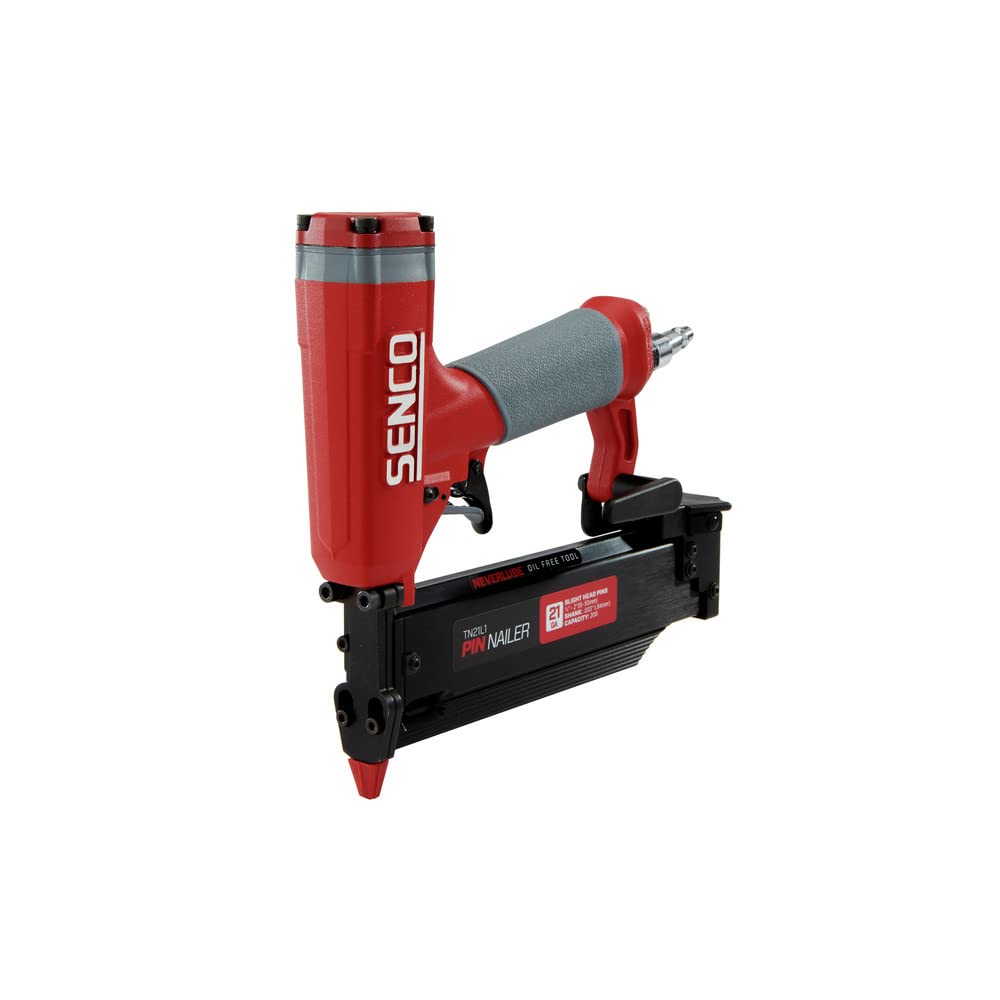 Senco TN21L1 21 GA Pneumatic Pin Nailer, 5/8 inch - 2 inch, for Cabinets, Trim and Crafting