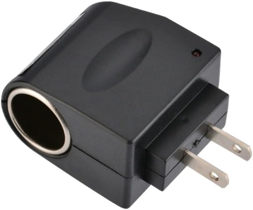 Dwuww 110V 220V 12V Black AC DC Converter Outlet Power Supply AC - to car DC Replacement Car Supplies can be Used