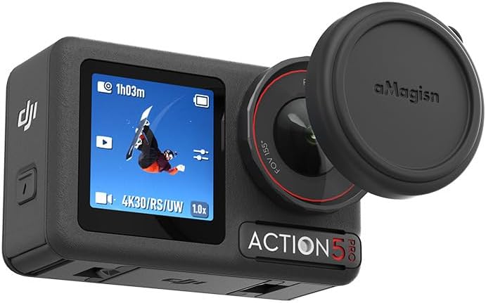 MoriEnzi 5 aMagisn for DJI OSMO Action Pro Silicone Lens Cover and Lens Protection Cover Accessories Action Camera