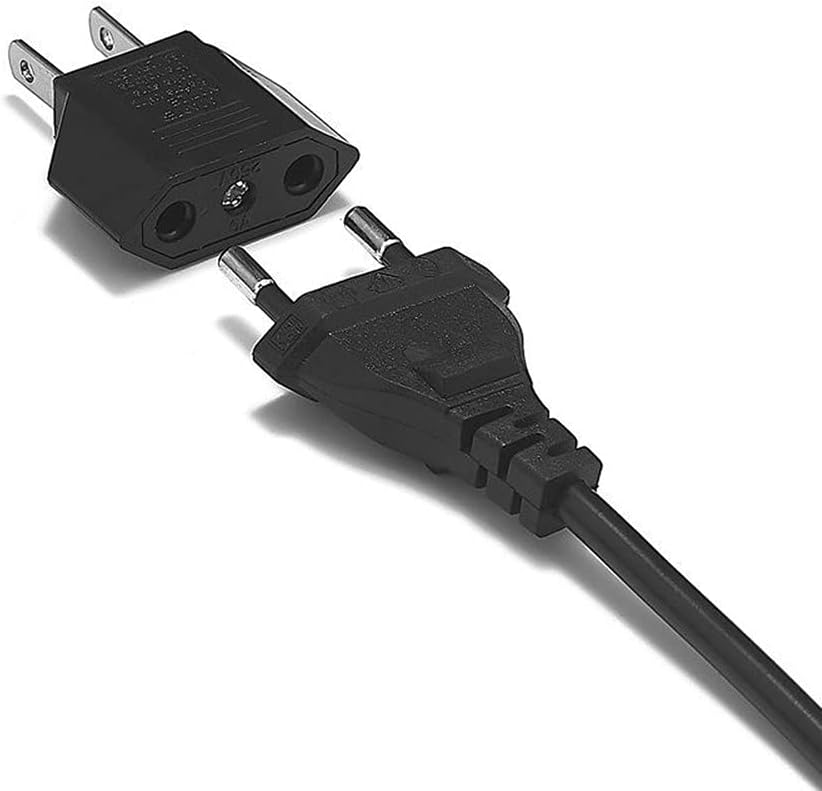 ALINNA (1 Pack) GRLRCR EU Europe to US USA America Travel Plug Adapter AC Outlet Power Converter