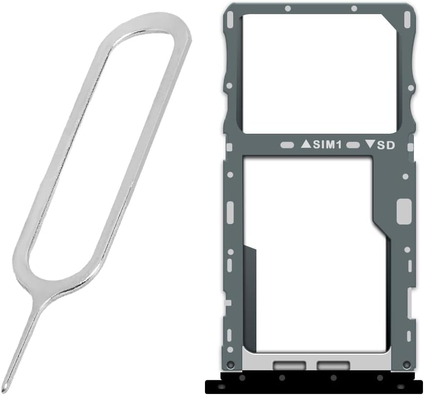 generic 4 5007W Rubber Waterproof Premium Portable SIM and Memory Card Tray Holder w/SIM Card Ejection Pin Compatible