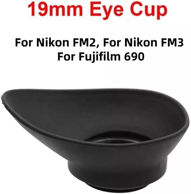 ZEZEFUFU 19mm FM2 FM3 690 Viewfinder Rubber Eye Cup for Nikon for Fuji