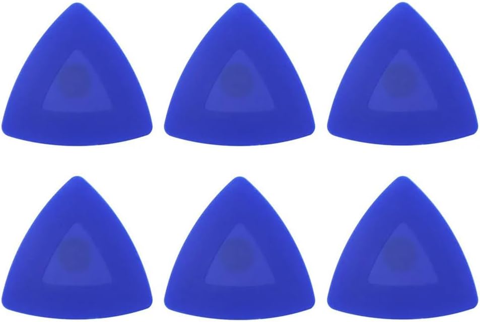 Louishy 10Pcs 0.5mm Ultra Thin Triangle Plastic Opening Picks Screen Opener Pry Tool for iPhone iPad iMac MacBook