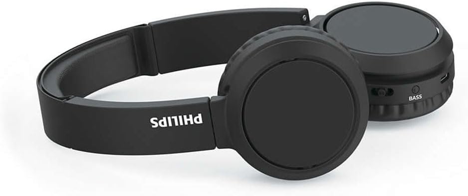 TAH4205 Philips Wireless On-Ear Headphones (Black)