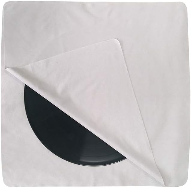 Lucausd 15''x15'' 5 Pack Record Cleaning Cloth, Big Size Anti-Static Microfiber Lint Free Cleaner for LP Vinyl Record