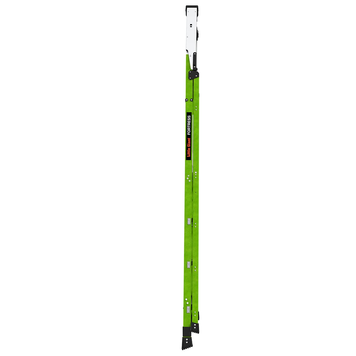 Fortress, 4' Model - ANSI Type IAA - 375 lb Rated, Fiberglass Platform Ladder with Ground CUE, Wraparound Enclosure, and Auto-Closing Gate