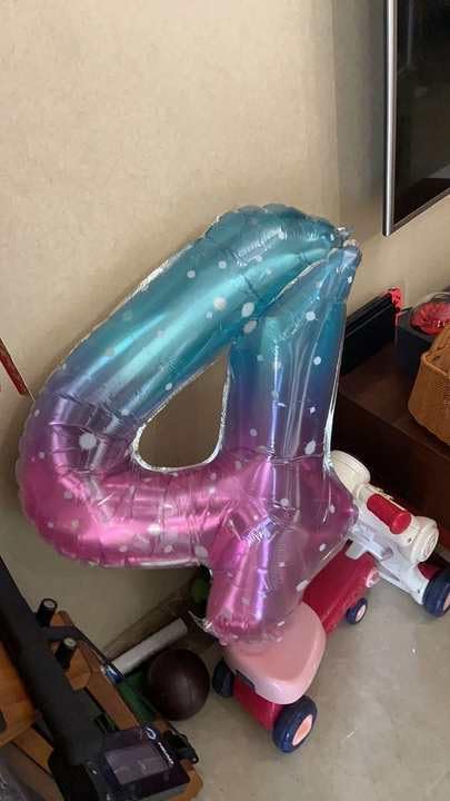 Starry Sky 40-Inch Number 9 Balloon - Giant 9th Birthday Party Decoration | Foil Balloon for Kids