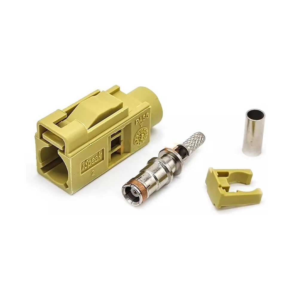 2 RG316 RG174 Pcs Fakra Video Connector K Female Cable Connector for Navigation Ships or Car XM Radio GPS Telematics