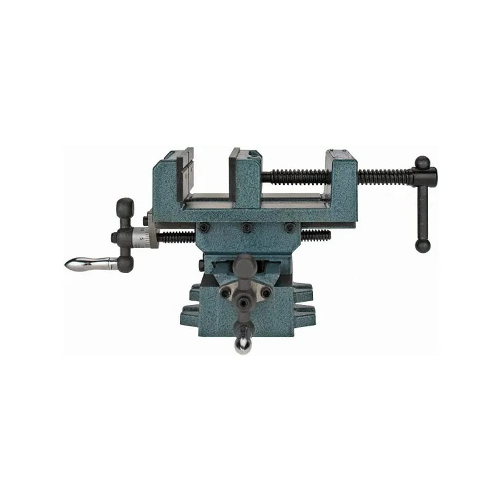 Wilton Cross-Slide Drill Press Vise, 4" Jaw Width & Max Opening, 1-3/8" Jaw Depth (Model CS4)