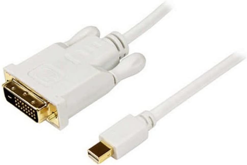 10ft 1920x1200 (MDP2DVIMM10W) StarTech.com Mini DisplayPort to DVI Adapter Cable - Mini DP to DVI Video Converter - MDP
