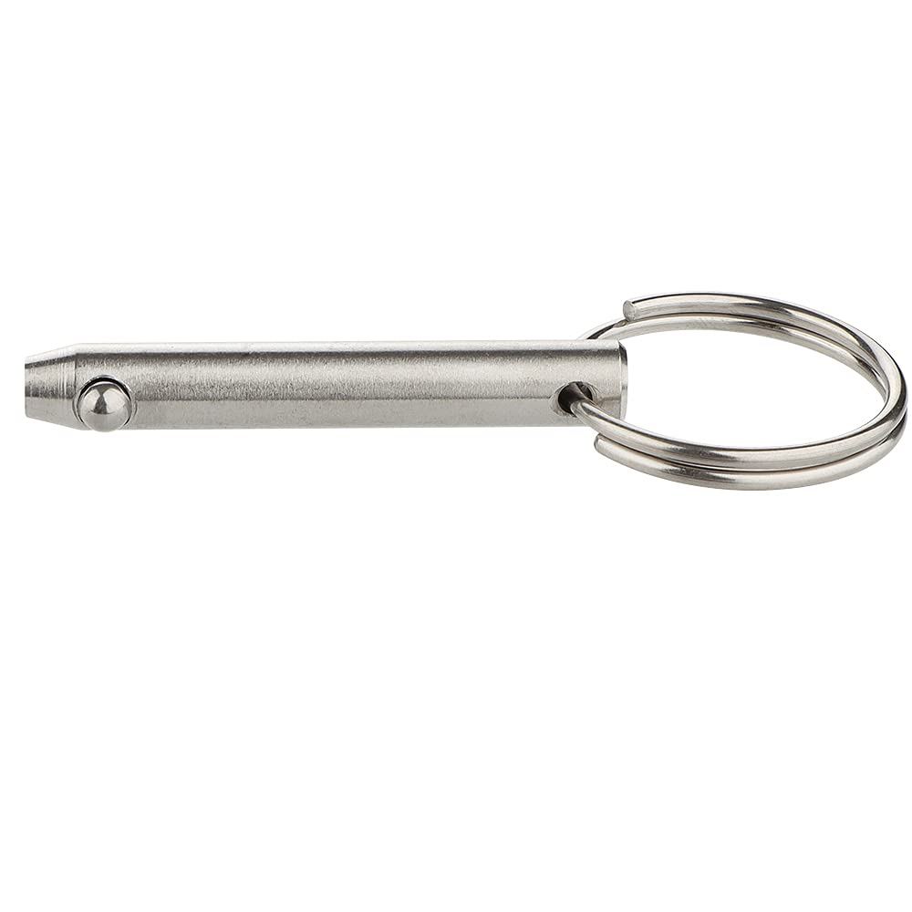 2 Pcs Quick Release Pin, Diameter 5/16"(8mm), Overall Length 2.17"(55mm), Usable Length 1.54"(39mm), Full 316 Stainless Steel, Bimini Top Pin, Marine Hardware