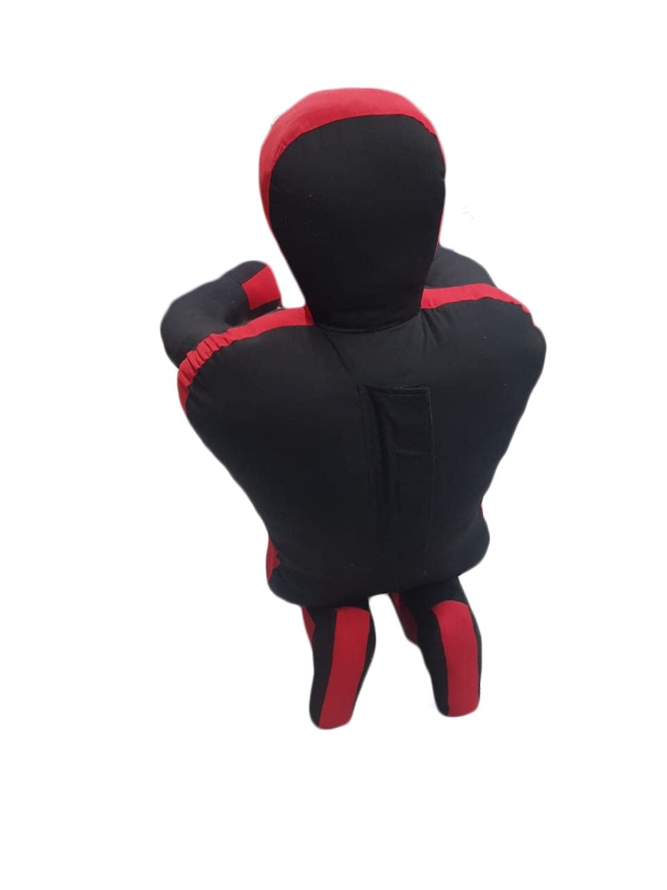 MMA Grappling Dummy - Judo Punching Bag, MMA BJJ Jiu Jitsu Sitting Position Hands Front (UNFILLED, Canvas) (59", Black Canvas)