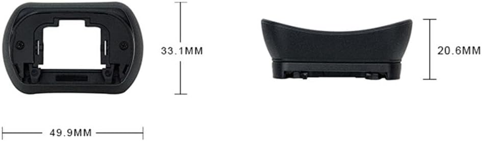 ZEZEFUFU A7 A7 A7 Replacement Silicone Camera Eyecup Eyepiece Viewfinder Protector Parts for Sony II III Accessory
