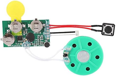 FOSA 60 DIY Greeting Card Chip, Seconds Music Sound Audio Voice Recording Module Device Chip Recordable Sound Chip