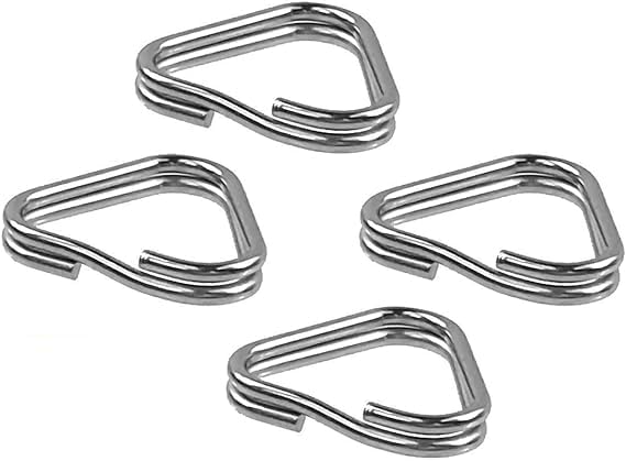 4 Foto&Tech Pieces Lug Ring Camera Strap, Triangle Split Ring Hook, Compatible with Fujifilm Lecia Nikon Canon Sony